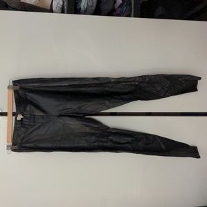 Aritzia leather leggings, small